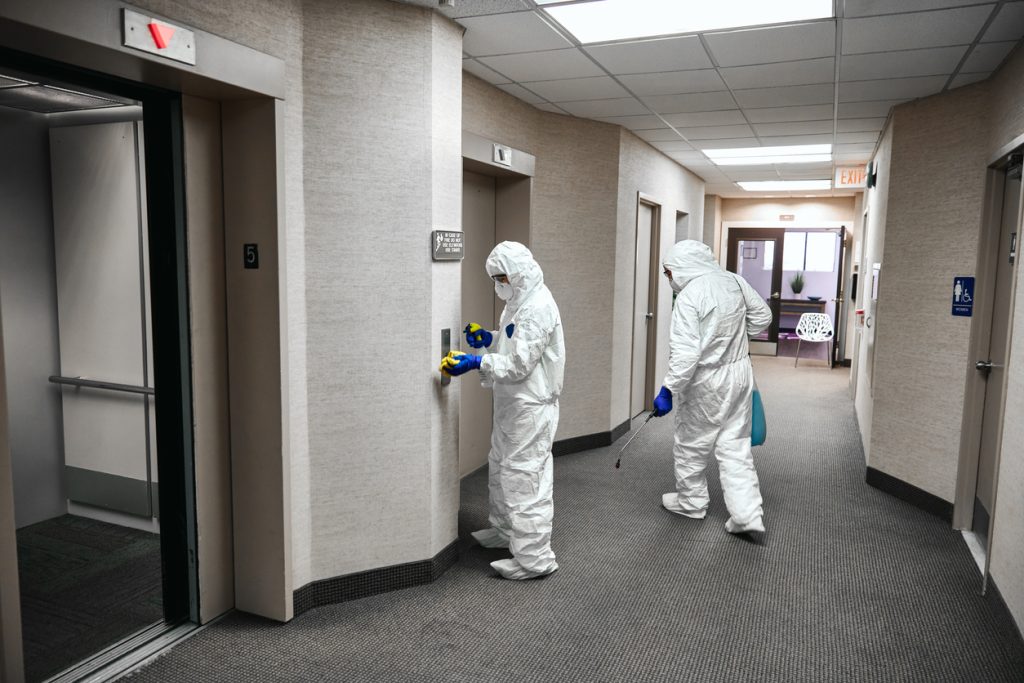 office disinfection process